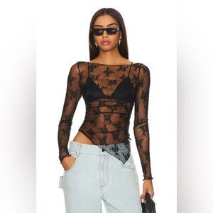 Free People Intimately FP Full Bloom Top In Green Size Small